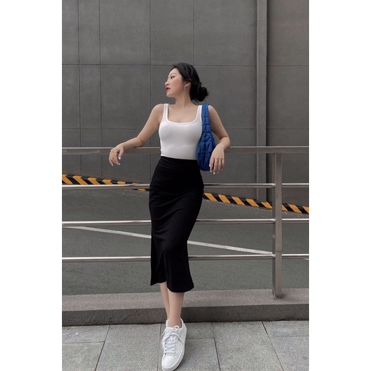 Set chân váy-áo tanktop,fom dáng cực đẹp,thoải mái.
