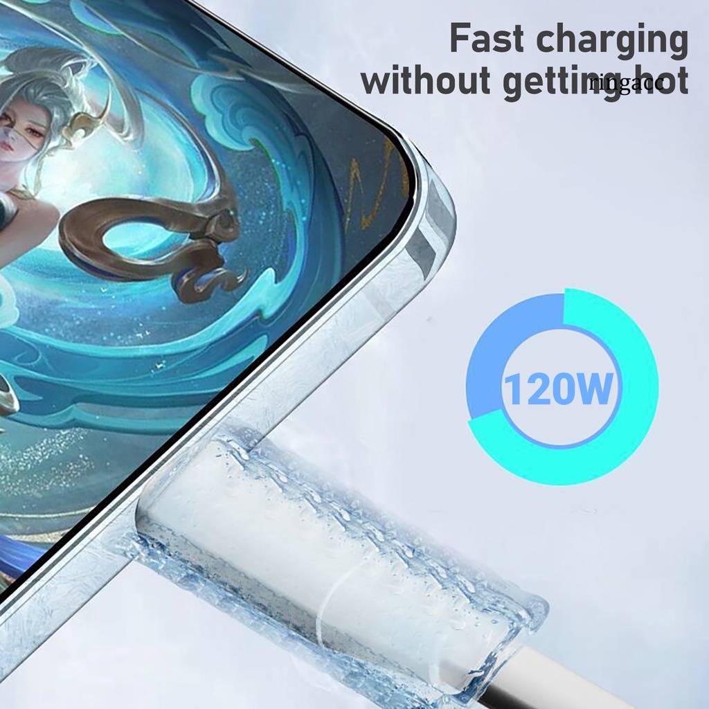 Dây Cáp Sạc Nhanh 120W Micro USB Dành Cho Điện Thoại Di Động Văn Phòng