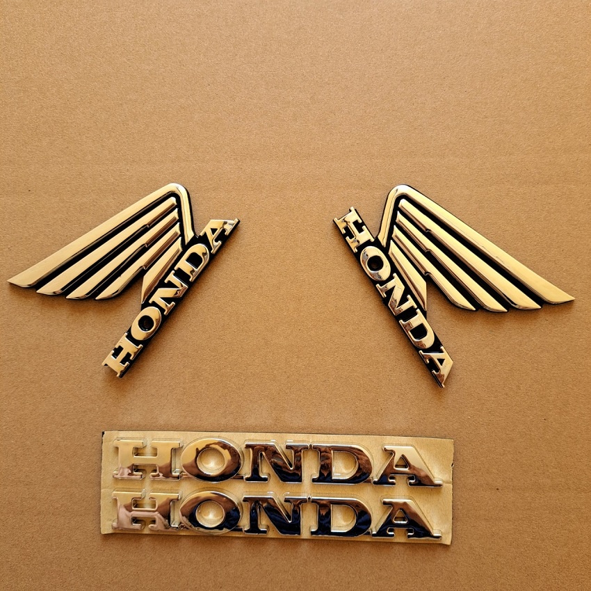 Tem HONDA logo cánh chim tem chữ nổi honda
