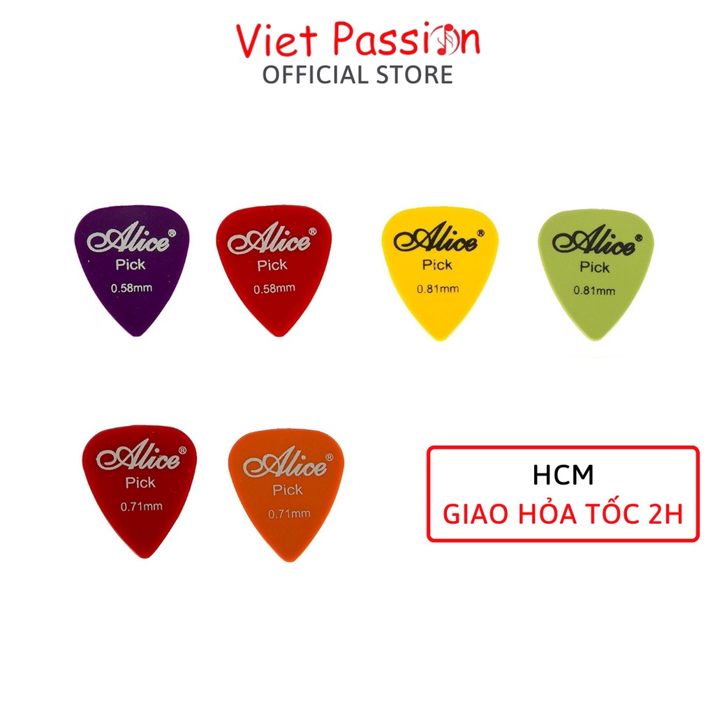 Pick Gảy Phím Đàn Alice Pick độ dày 0,81mm Viet Passion HCM