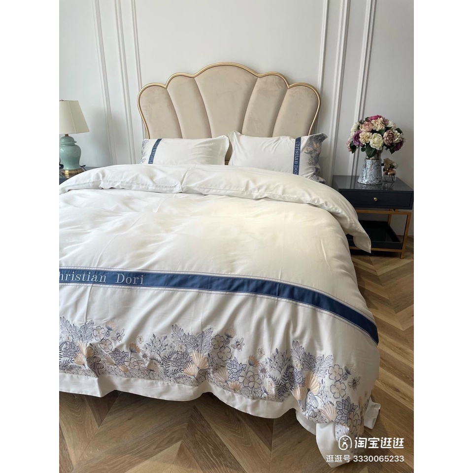 Bộ chăn ga gối mùa hè G01 100% chất liệu lụa tencel cao cấp, mềm mịn, mát mẻ, phong cách Hàn Quốc xinh xắn, dễ thương