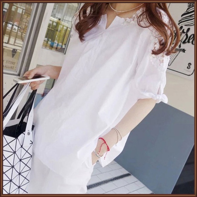 Áo Sơ Mi Dáng Rộng Cỡ Lớn Thêu Họa Tiết Thời Trang Mùa Hè Cho Nữ