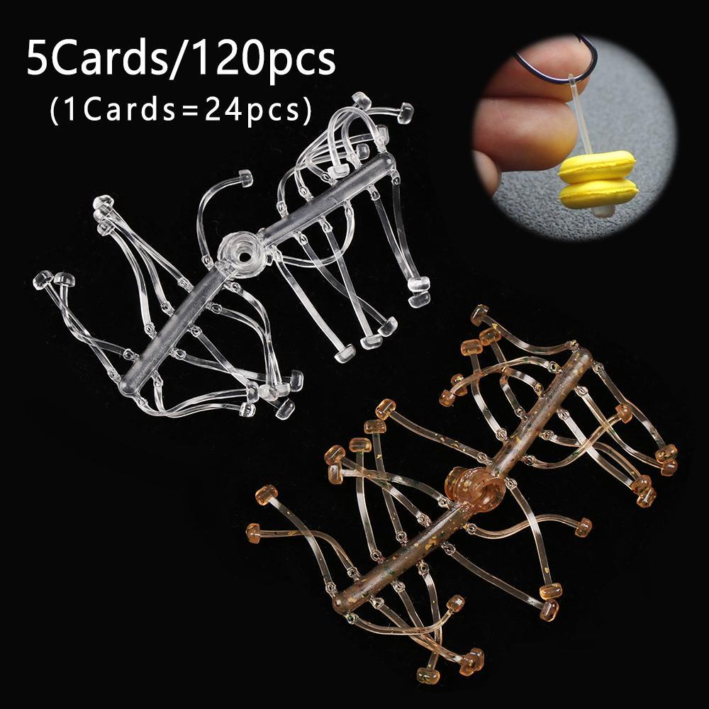 Set 120 / 5Cards Móc Câu Cá Chất Lượng Cao Tiện Lợi Dễ Sử Dụng