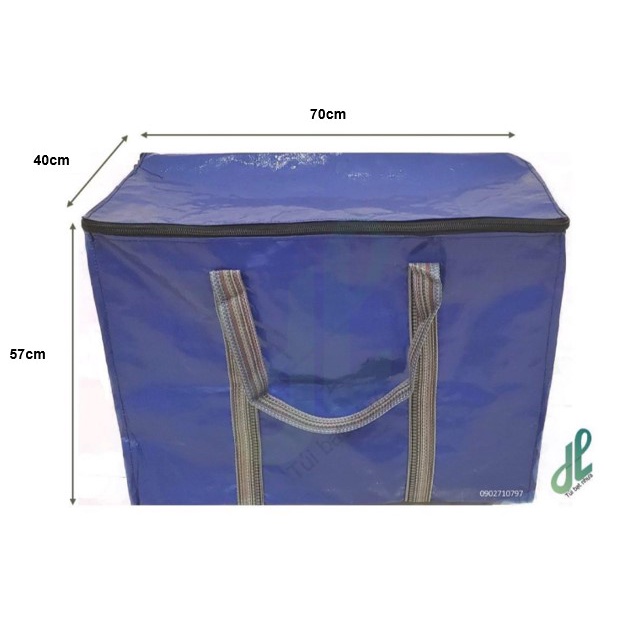 TÚI SHIPPER XANH 70x40x57