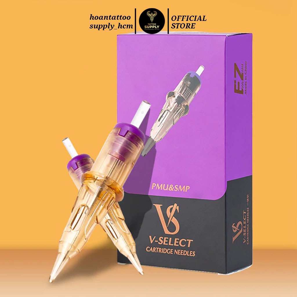 Kim phun xăm đầu đạn EZ V SELECT máy pen 1 hộp 20 chiếc