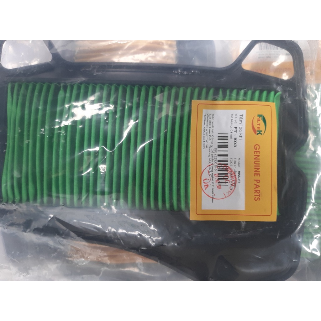 Lọc gió xe wave S,110,Alpha, RS, RSX, 100 chính hãng