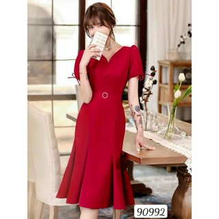 Đầm Umi Cổ Chữ V Hiện Đại D90992