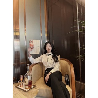 Áo somi nơ nhỏ Ruby House tiểu thư- SP000992
