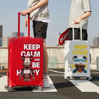 Vali  Gấu BearBrick cao cấp size 20 size 24 size 28 bảo hành 5 năm