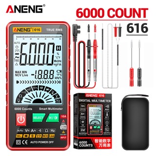Vạn năng kế điện tử aneng 616 màn hình lớn 6000 số đếm mini cầm tay ac / dc