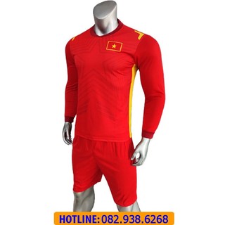 Quần áo bóng đá tay dài - Áo bóng đá dài tay Việt Nam