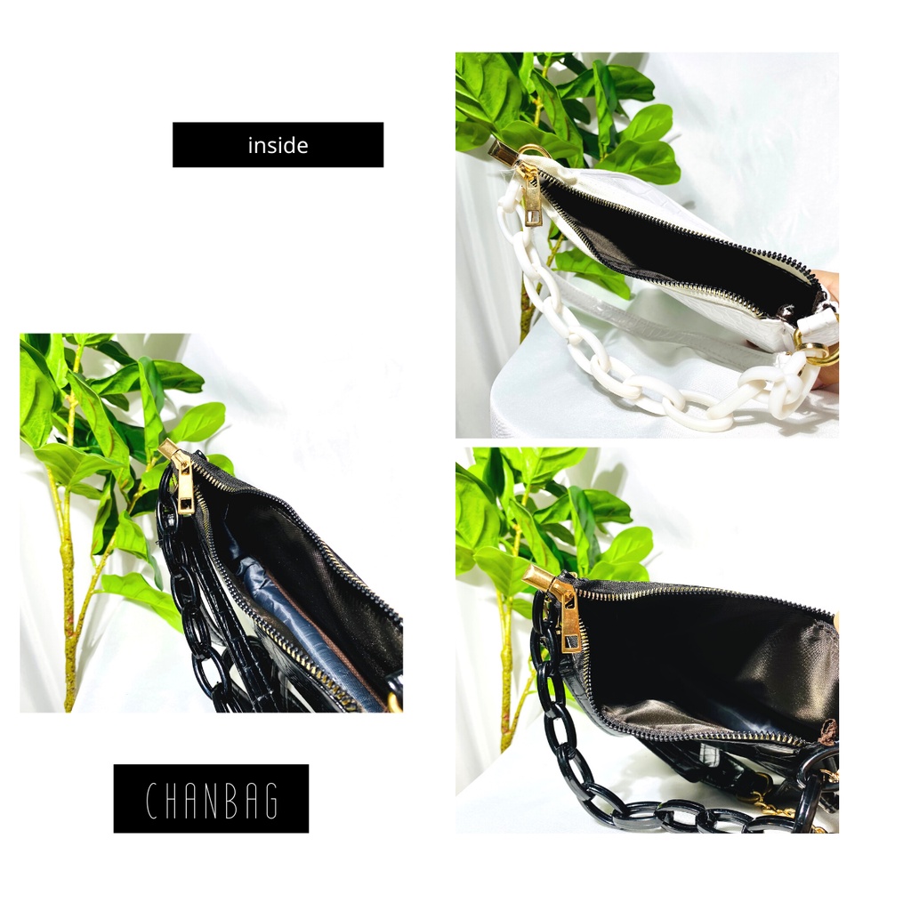 Túi Xách Kẹp Nách Ngọc Trinh Bản Dây Xích Full Màu Siêu Sang Chanbag - CB027