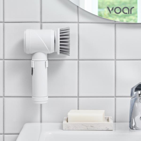 Máy cọ rửa nhà tắm tay cầm ngắn, tự động không dây tiện lợi Voar VCL-030WH