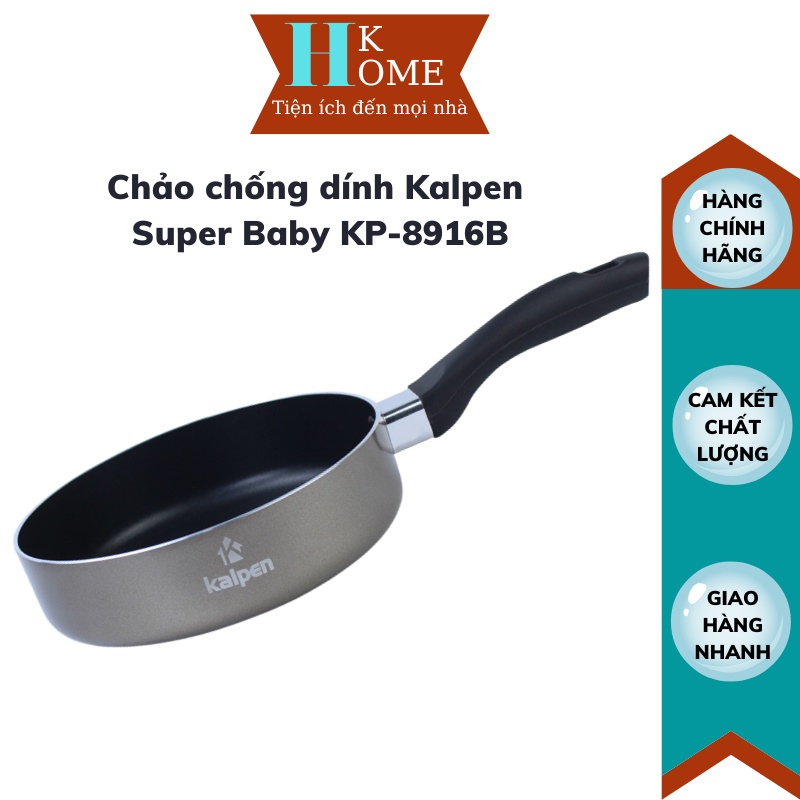 Chảo Chống Dính Bếp Từ Kalpen Super Baby KP 8930B Chảo Nấu Ăn Dặm Cho Bé Tiện Ích Size 16cm 18cm 20cm