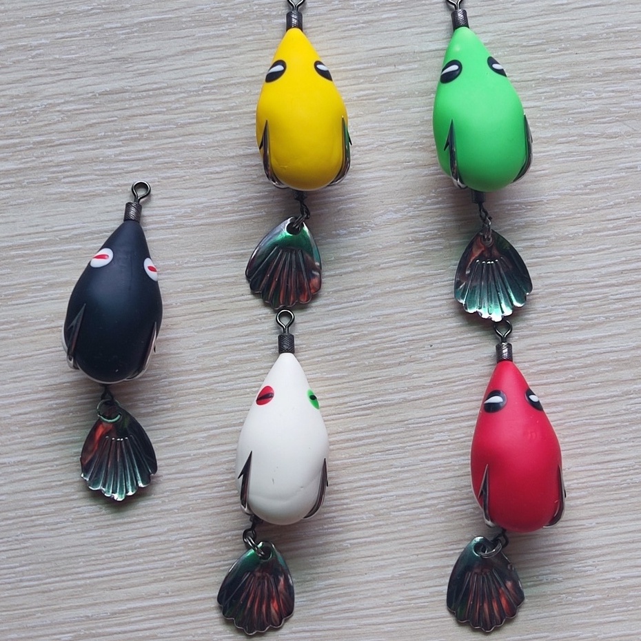 Mồi câu lure F35 chìm lững lưỡi độ AR15