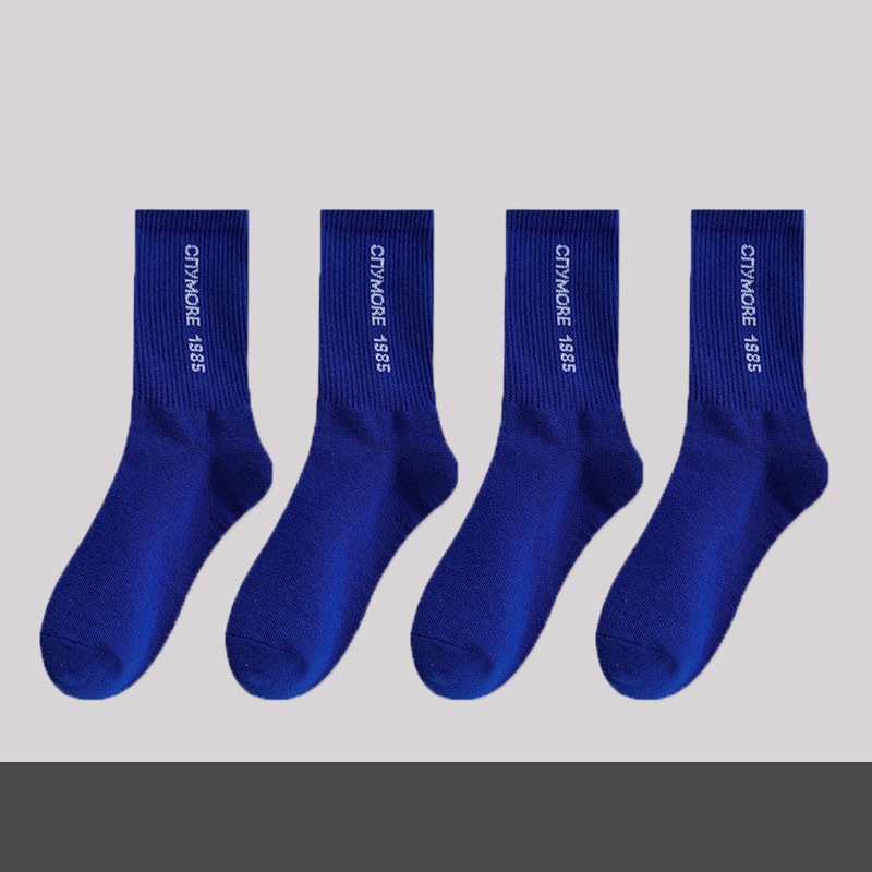 Vớ Thể Thao Ống Thu Đông Phiên Bản Hàn Quốc