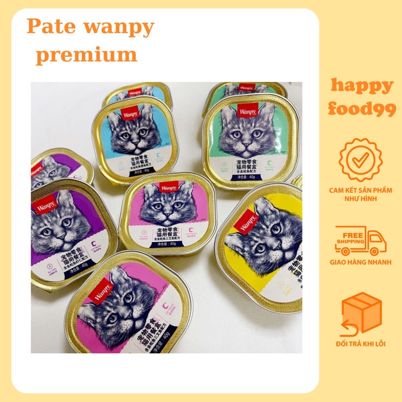 Pate Wanpy Premium Cho Mèo 40gr