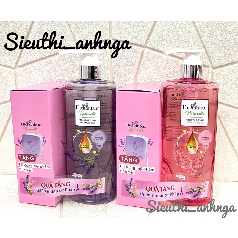 Sữa Tắm Enchanteur Naturelle Chai 510G Hương Lavender/Iris