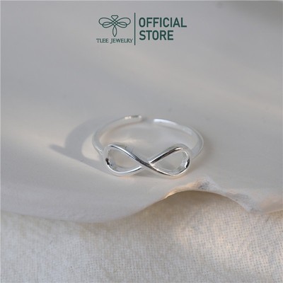 Nhẫn bạc nữ TLEE mẫu vô cực mở cá tính TLEE JEWELRY A0327
