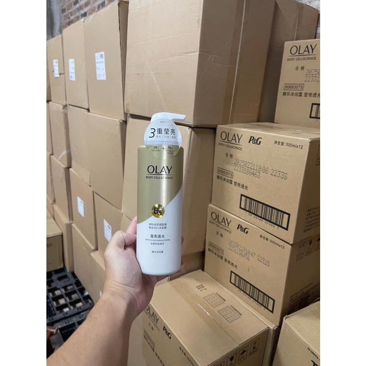 Sữa tắm Olay B3 + VitaminC trắng mịn da 500ml