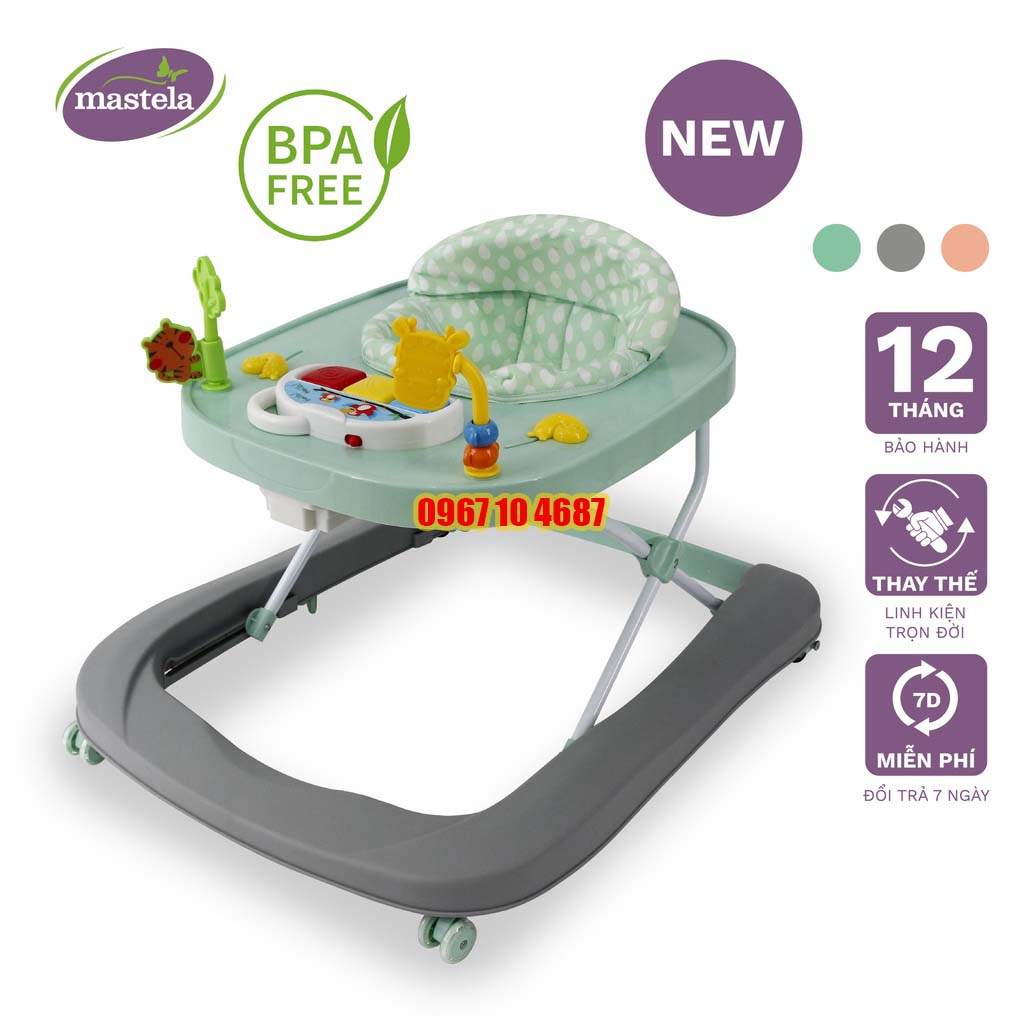 Xe tập đi đa năng 3 giai đoạn cho bé từ 6 tháng- Chính hãng Mastela 1508 Bảo hành 12 tháng