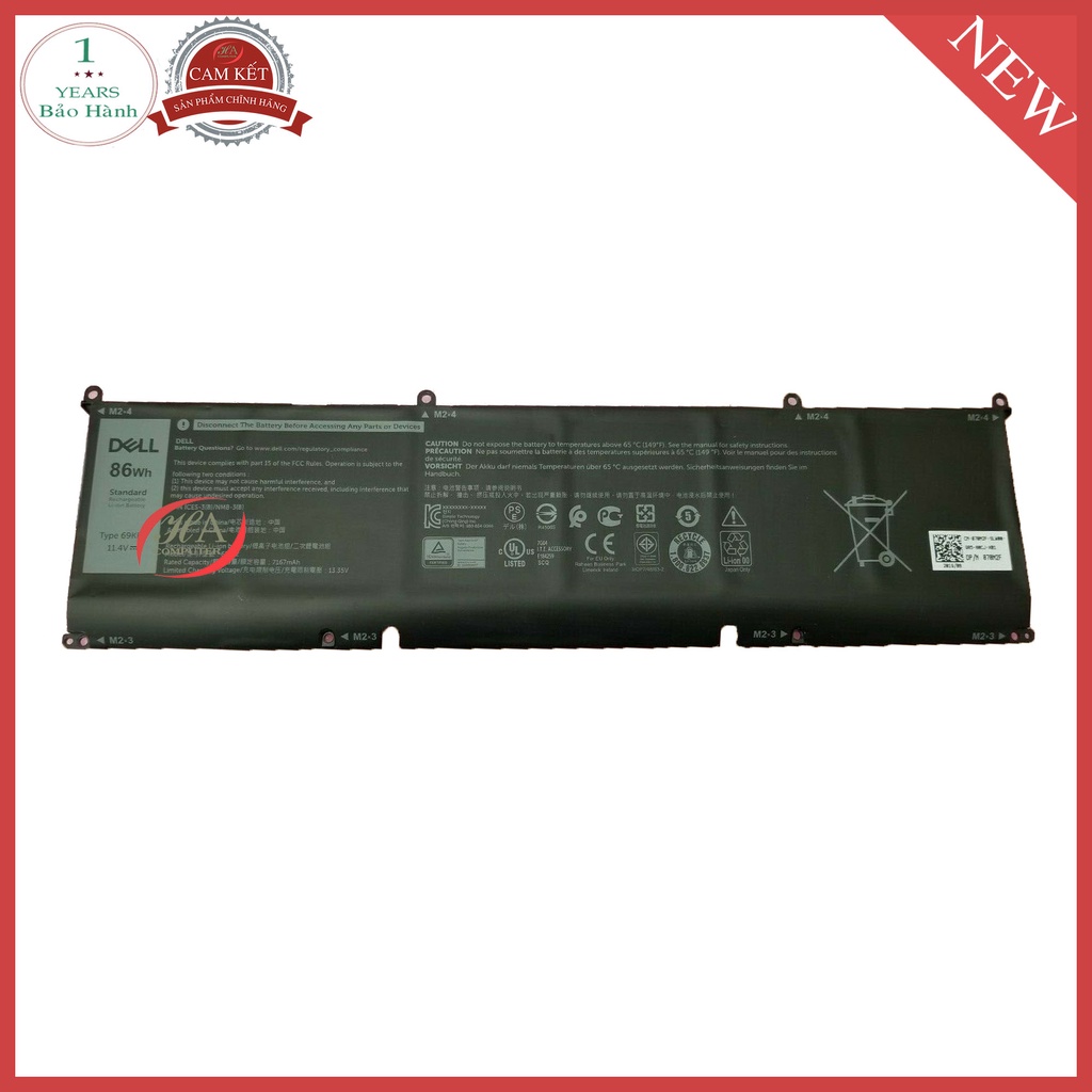 Pin dell XPS 15 9510