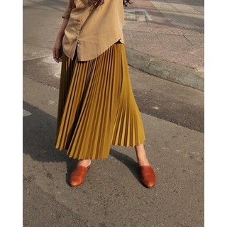 DE PLAGE - VÁY MIDI PLEATED