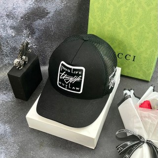 Nón kết, mũ lưỡi trai nam nữ Thuglife vải Kaki phối lưới thời trang