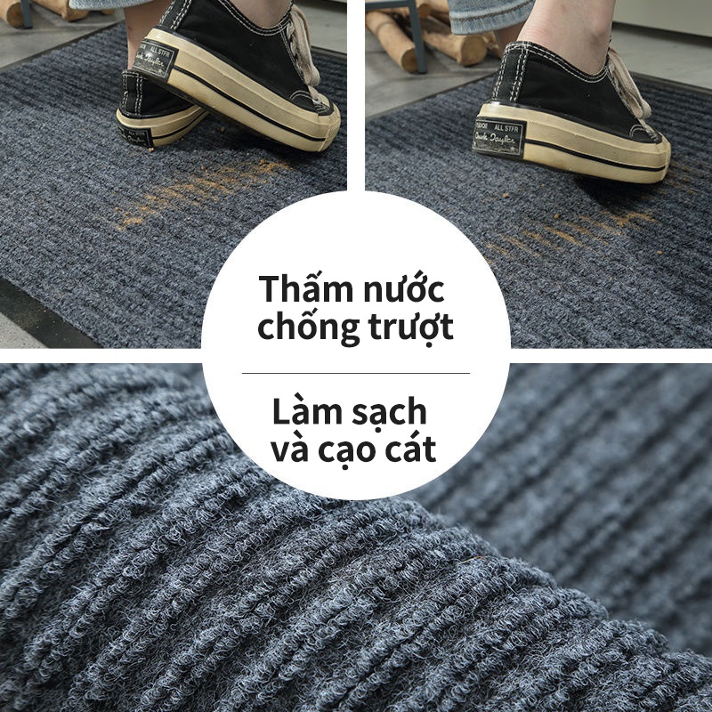 thảm lót sàn trải thảm lau chân nhà bếp  chùi chân chống trượt 40*60 thảm nhựa trải sàn
