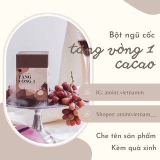 Bột ngũ cốc hỗ trợ Tăng vòng 1 A’mint Cacao - Amint
