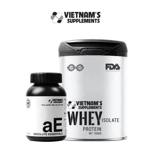 Combo viên uống hỗ trợ sức khoẻ, tăng cơ dành cho người mới tập gym (Combo Protein For Beginners) - Vietnams Supplements