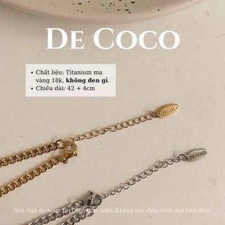 Dây chuyền nữ DECOCO ACC The Chain DECOCO ACC ACCESSORIES DECOCO ACC ACCESSORIES