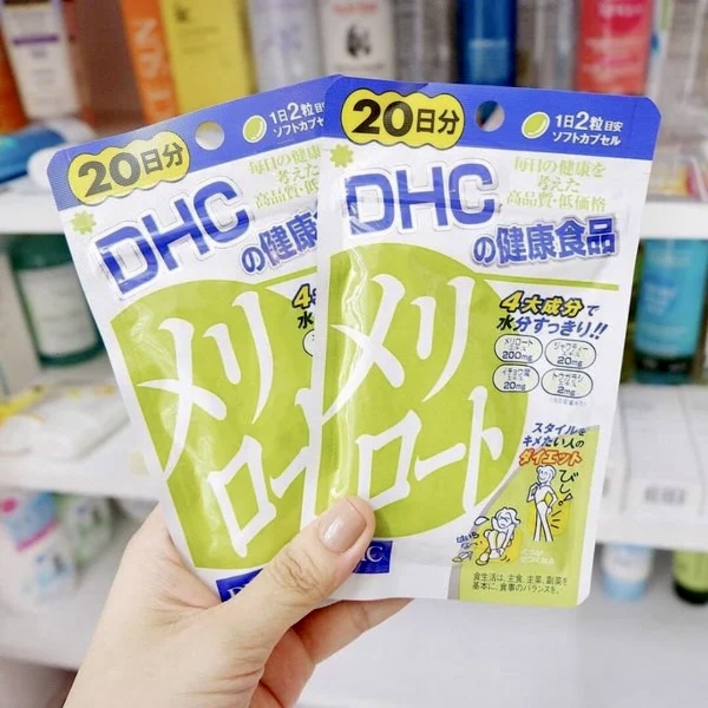 Viên Uống Giảm Mỡ Đùi DHC Melilot Nhật Bản, hỗ trợ thon chân. 100% hàng chính hãng