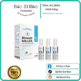 Xịt mọc tóc minoxidil bailleul 2%-nhập khẩu pháp-ngăn rụng tóc, kích thích mọc tóc