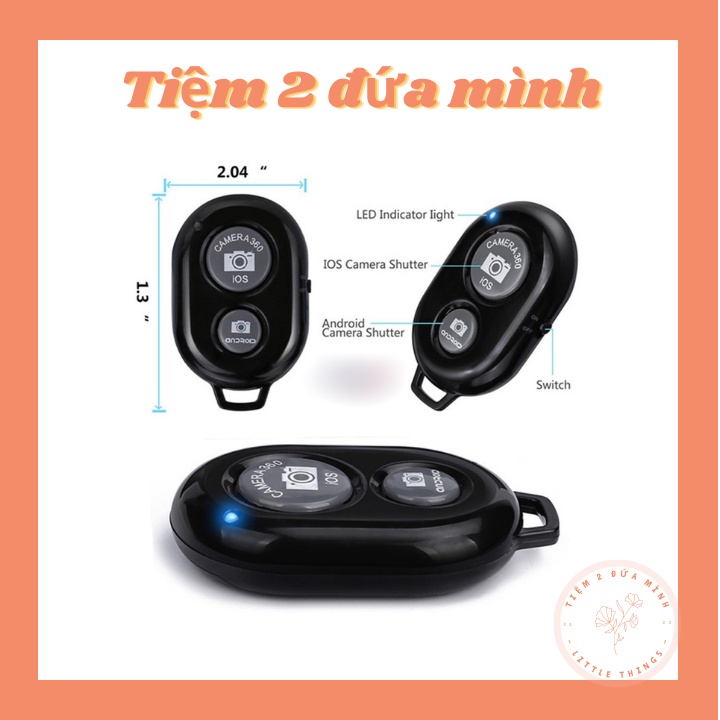 Nút Bấm - Remote Tự Chụp Ảnh Bluetooth Dành Cho Điện thoại
