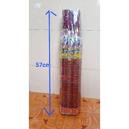Nhang đũa đỏ in chữ vàng Vương Kim Thành 18 cây