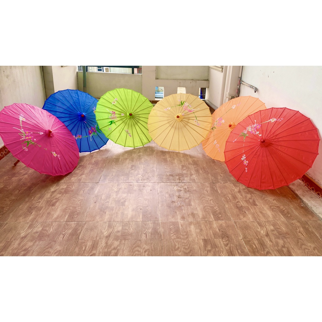 Ô - DÙ CỔ TRANG MÚA BIỂU DIỄN TRANG TRÍ, DÙ CỔ TRANG CHỤP HÌNH PHONG CÁCH NHẬT BẢN, TRUNG QUỐC BẰNG TRE VÀ VẢI