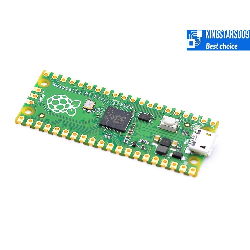 Bo mạch Raspberry Pi Pico RP2040 công suất thấp 264KB bộ xử lý lõi kép ARM Cortex-M0