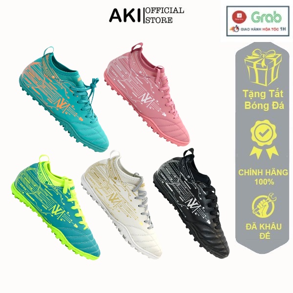 Giày Đá Bóng Nam Cỏ Nhân Tạo Newmos Warrior Cổ Chun Nhiều Màu Thể Thao Bền Đẹp Chính Hãng - Nw001