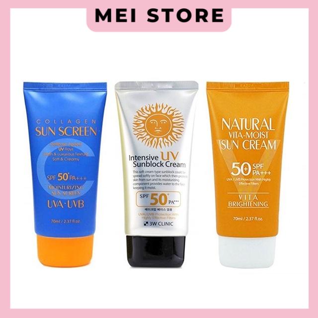 Kem Chống Nắng 3w Clinic Collagen Sun Screen SPF 50+ PA+++ 70ml