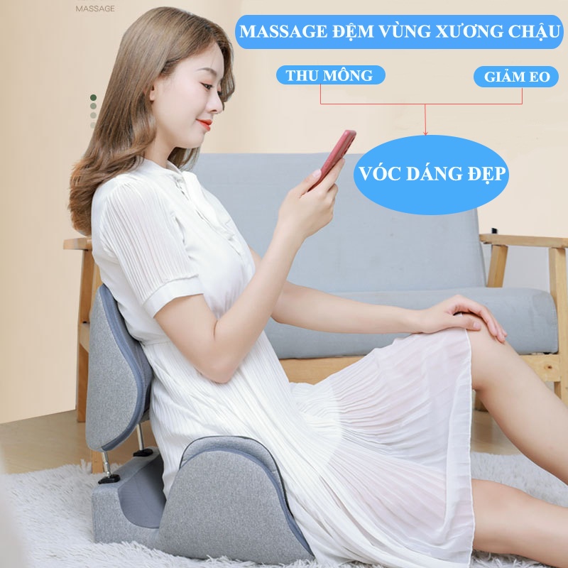 Máy massage đệm vùng chậu,đa chức năng, thu eo, massage thắt lưng, massage mông, thu hẹp vùng chậu, lấy lại vóc dáng dệp