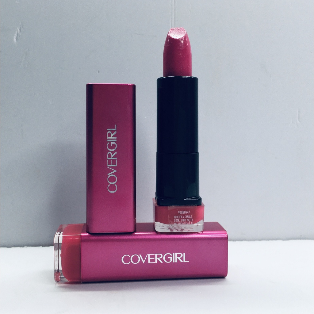 Son lì dưỡng ẩm Covergirl Bombshell Pink Rose Voluptueux 3.5G # 425 của Mỹ