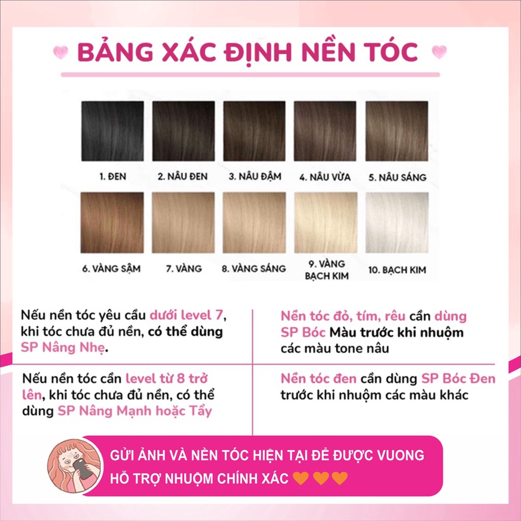 Thuốc Nhuộm Tóc NÂU HỒNG ĐÀO Tặng Bát Lược Găng Tay, Trợ Nhuộm, Thuốc Nhuộm Tóc Tại Nhà