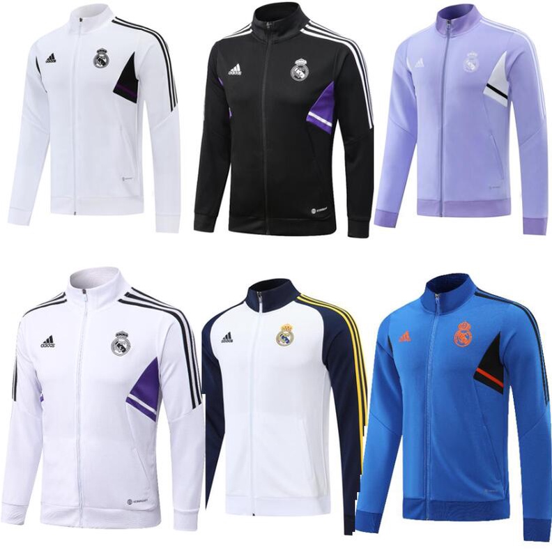 Áo Khoác Bóng Đá Dài Tay Real Madrid 22 / 23 size S-XXL