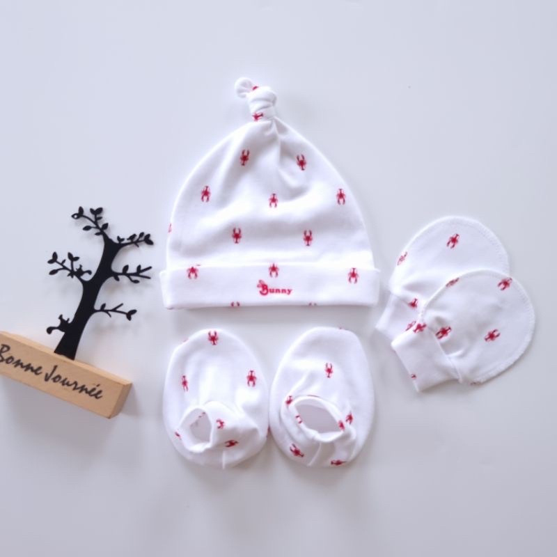 Set nón và bao tay chân sơ sinh