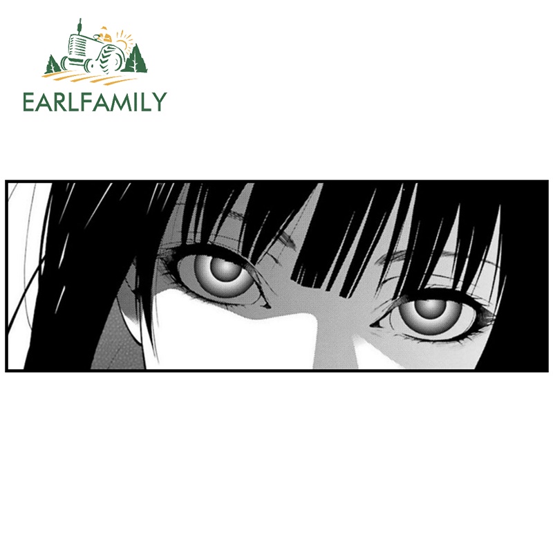 Đề Can Vinyl Chống Thấm Nước Họa Tiết Anime Vui Nhộn Kakegurui 13Cmx4.6Cm Dán Trang Trí Xe Hơi