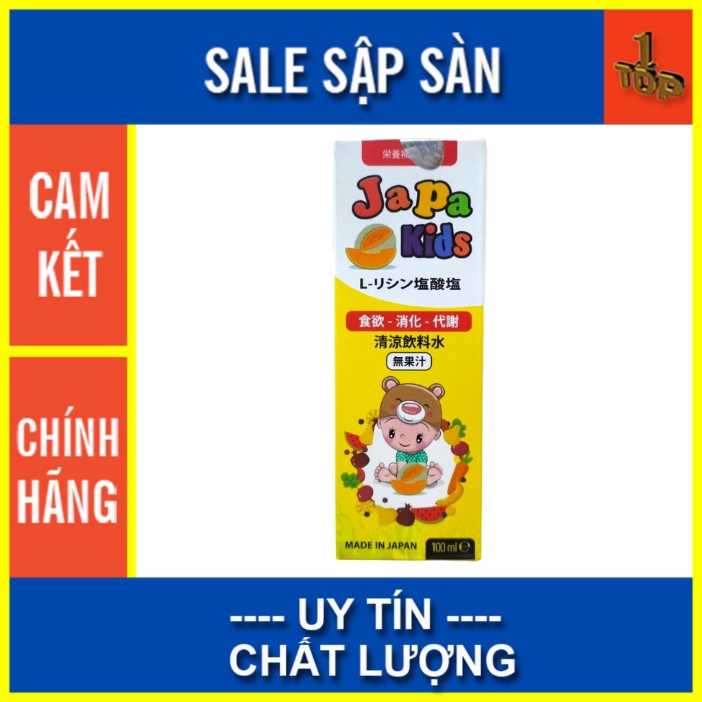 Japa Kids - Hỗ Trợ Tăng Cường Tiêu Hóa - Hộp 100 mL - Top 1 Pharmacy