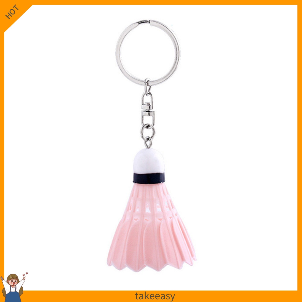 Móc khóa hình quả cầu lông mini xinh xắn dễ thương