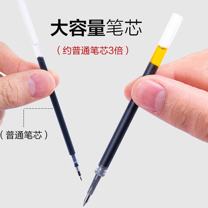 Bút Bi Mực Đen / Đỏ Ngòi 0.5mm Kiểu Dáng Đơn Giản