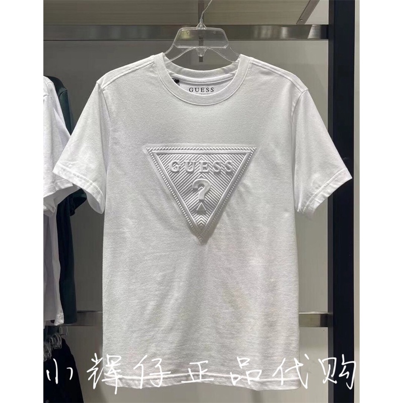 Áo Thun cotton Ngắn Tay In Chữ GUESS Thời Trang Mùa Hè Cho Nam
